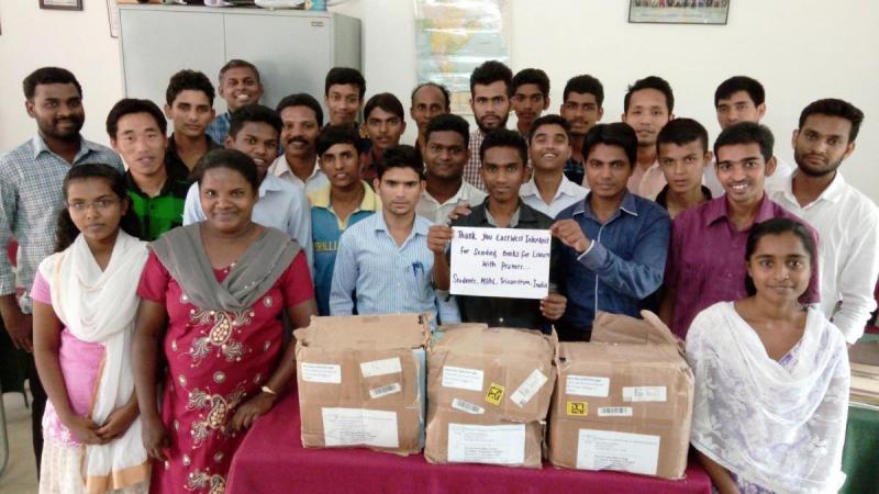 Books are selected, packed and shipped to waiting libraries and happy students